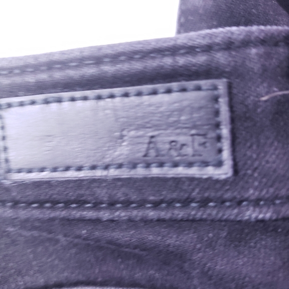 Abercrombie & Fitch Black Super Skinny Denim distressed Jeans - Picture 7 of 11